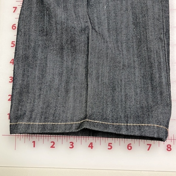 ESCADA Striated Trouser Five Pocket 100% Cotton Blue/Grey Wash Jeans SZ 40 (10) - Picture 12 of 16